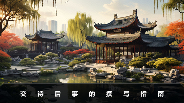 交待后事如何寫？交待后事的撰寫指南