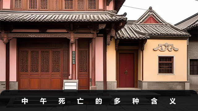 中午死亡意味著什么意思