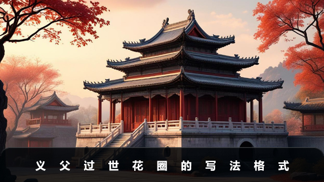 義父過世花圈怎么寫