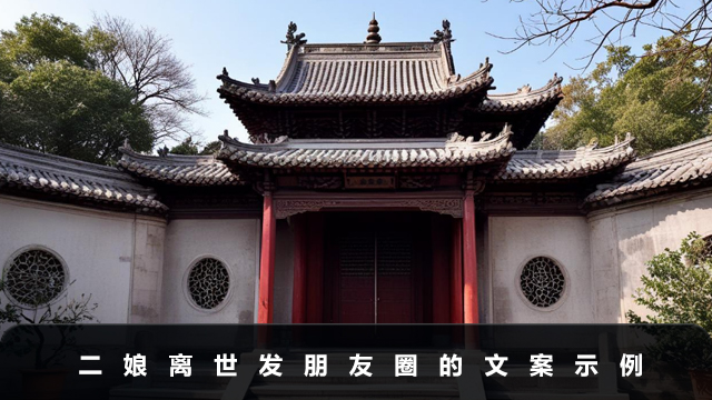 二娘離世發(fā)朋友圈怎么說(shuō)