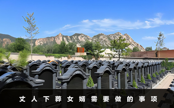 丈人下葬女婿需要做什么