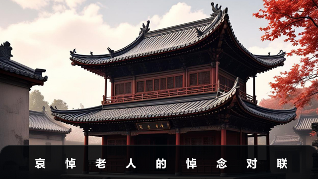 哀悼老人的悼念詞挽聯