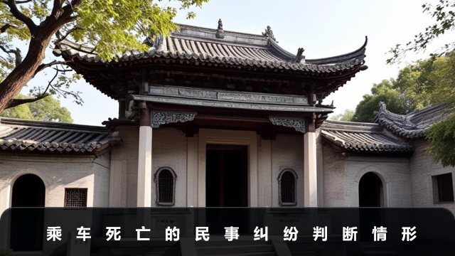 乘車死亡屬于民事糾紛嗎？乘車死亡的民事糾紛判斷情形