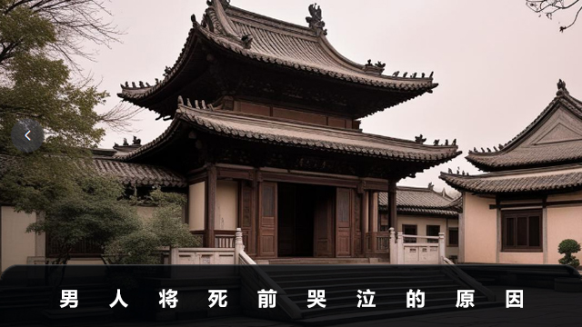 男人將死前哭泣什么意思