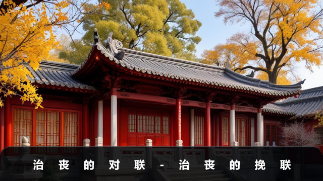 治喪的對聯(lián)-治喪的挽聯(lián)