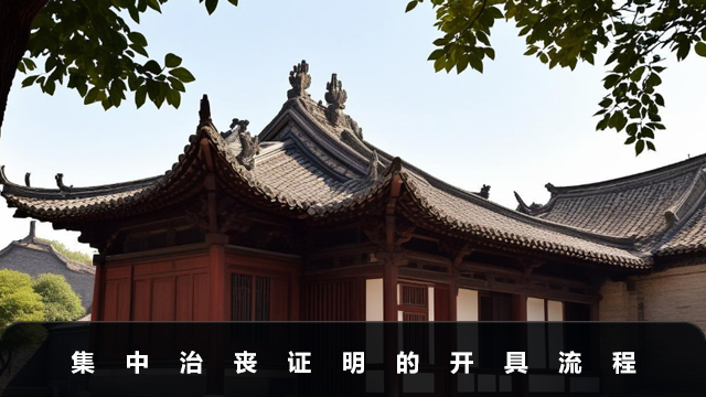 集中治喪證明怎么開？集中治喪證明的開具流程