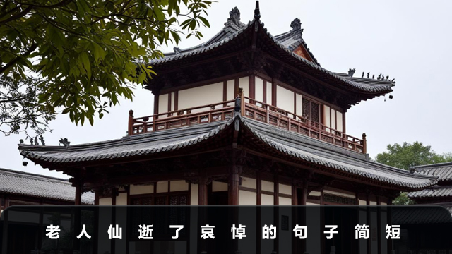 老人仙逝了哀悼的句子怎么寫